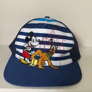 Disney Parks Micky and Goofy SnapBack Hat Youth 54-57cm